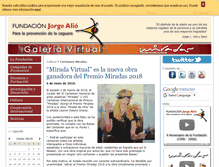 Tablet Screenshot of fundacionalio.com